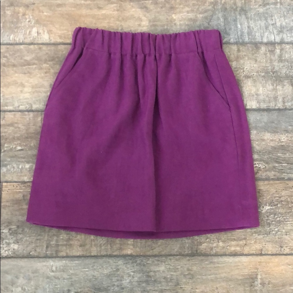 Purple Paper Bag Skirt